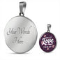 Only Love Today | Luxury Necklace | Circle Pendant