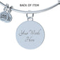 Valentine Fox Couple | Luxury Bangle | Circle Pendant