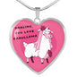 Llama Bride Necklace | Luxury Necklace | Heart Pendant