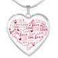 Love Necklace | Luxury Necklace | Heart Pendant