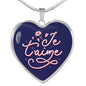 Je T'aime | Luxury Necklace | Heart Pendant