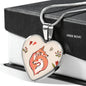 Valentine Fox Couple | Luxury Necklace | Heart Pendant