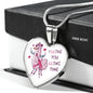 Llama Love Necklace | Luxury Necklace | Heart Pendant