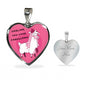 Llama Bride Necklace | Luxury Necklace | Heart Pendant