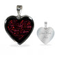 Love Necklace Dark | Luxury Necklace | Heart Pendant