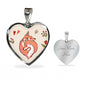 Valentine Fox Couple | Luxury Necklace | Heart Pendant
