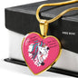 Valentine Unicorn | Luxury Necklace | Heart Pendant