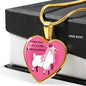 Llama Bride Necklace | Luxury Necklace | Heart Pendant