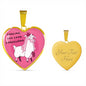 Llama Bride Necklace | Luxury Necklace | Heart Pendant