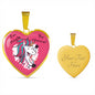 Valentine Unicorn | Luxury Necklace | Heart Pendant