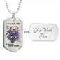 Video Gaming Pug Necklace | Military Chain | Dog Tag