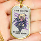 Video Gaming Pug Necklace | Military Chain | Dog Tag