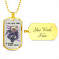 Video Gaming Pug Necklace | Military Chain | Dog Tag