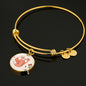 Valentine Fox Couple | Luxury Bangle | Circle Pendant