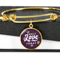Only Love Today | Luxury Bangle | Circle Pendant