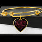 Love Bangle Dark | Luxury Bangle | Heart Pendant