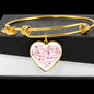 Love Bangle | Luxury Bangle | Heart Pendant