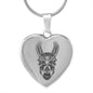 Llama Mandala Necklace | Luxury Necklace | Engraved Heart Pendant