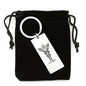 Giraffe Mandala | Stainless Steel Rectangle Keychain