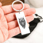 Owl Mandala | Stainless Steel Rectangle Keychain
