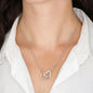 Interlocking Heart Necklace | To Daughter from Mom | You Will Always Have Me