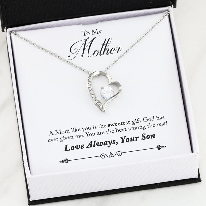Forever Love Necklace | To Mother from Son | The Sweetest Gift