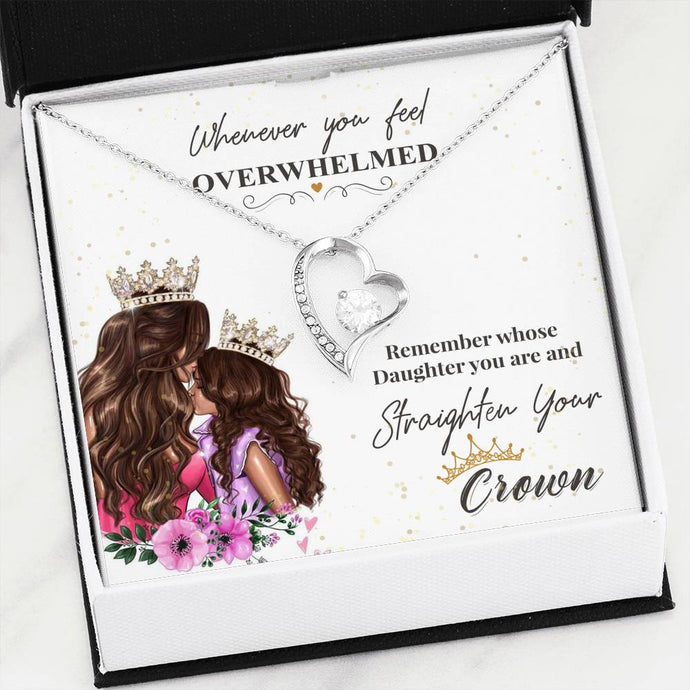 Forever Love Necklace | To Daughter from Mom | You are a princess